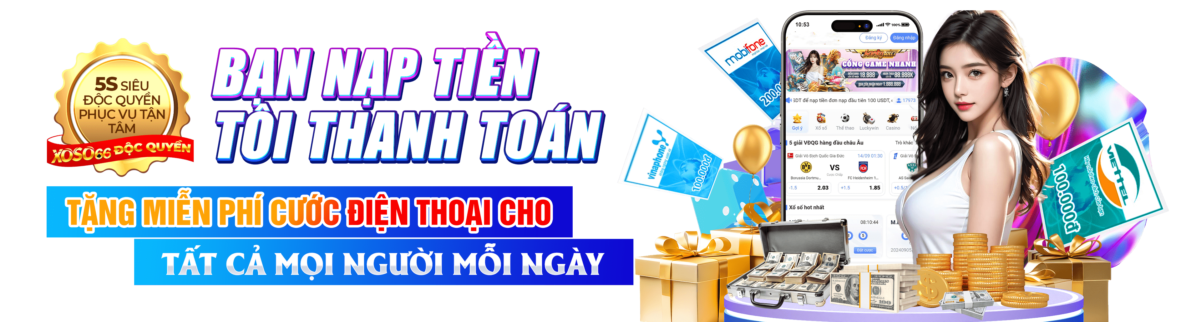 Hình ảnh quảng cáo của ok22casino hiển thị nền tảng và các lợi ích